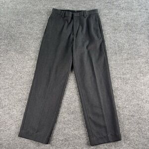 Banana Republic Dress Pants Men 32x31 Gray Wool Solid Emerson Heavy Thick